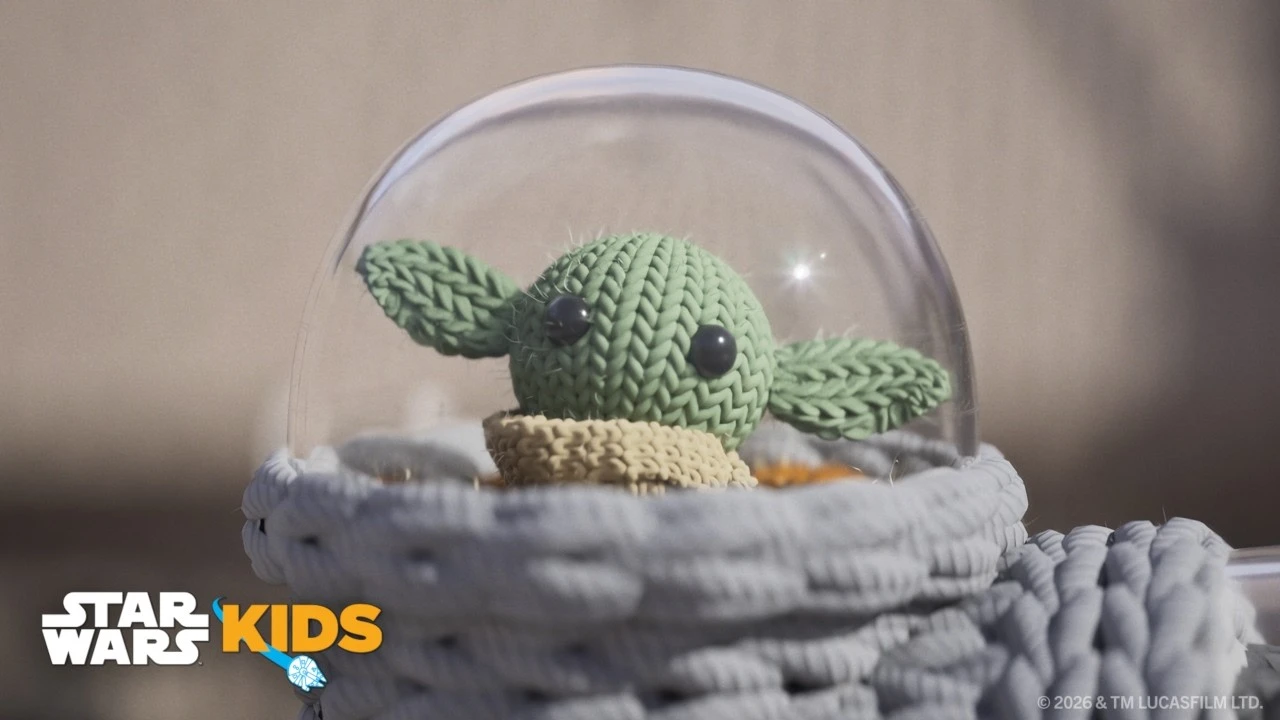 Mando and Grogu Take Their New Ship For a Spin
