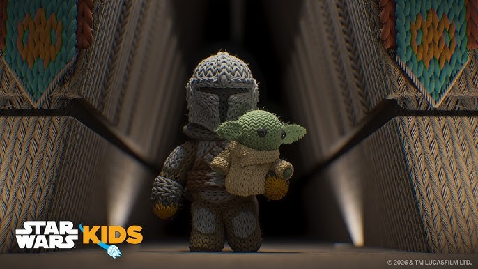 Crochet Mando Finally Adopts Grogu