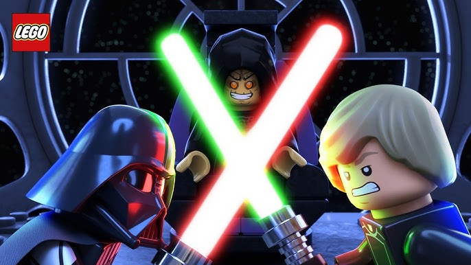 Luke and Vader Throne Room Scuffle