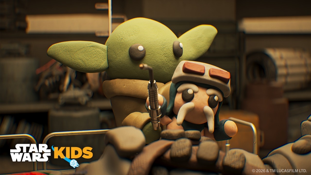 Clay Mando and Grogu Visit the Anzellans