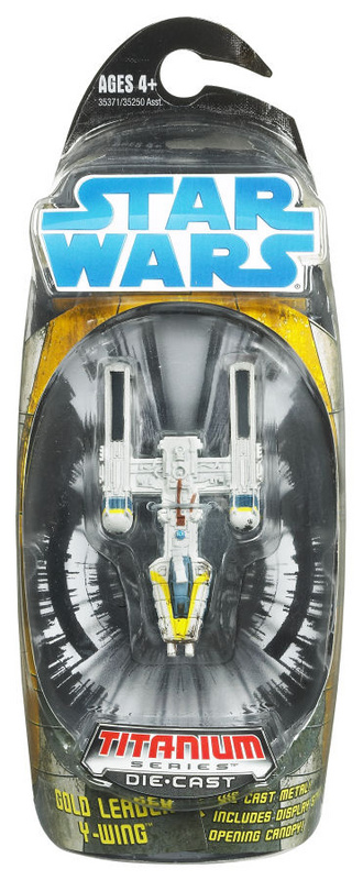 Y-Wing Fighter (Gold Leader) - Titanium Series Die-Cast Vehicle 