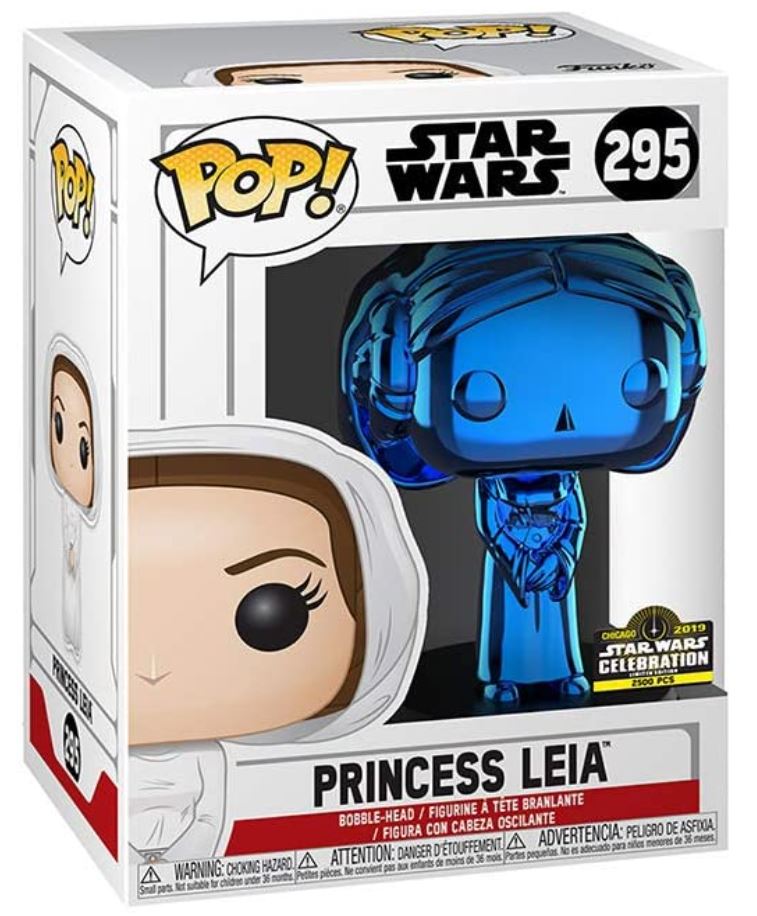 Princess Leia Blue Chrome