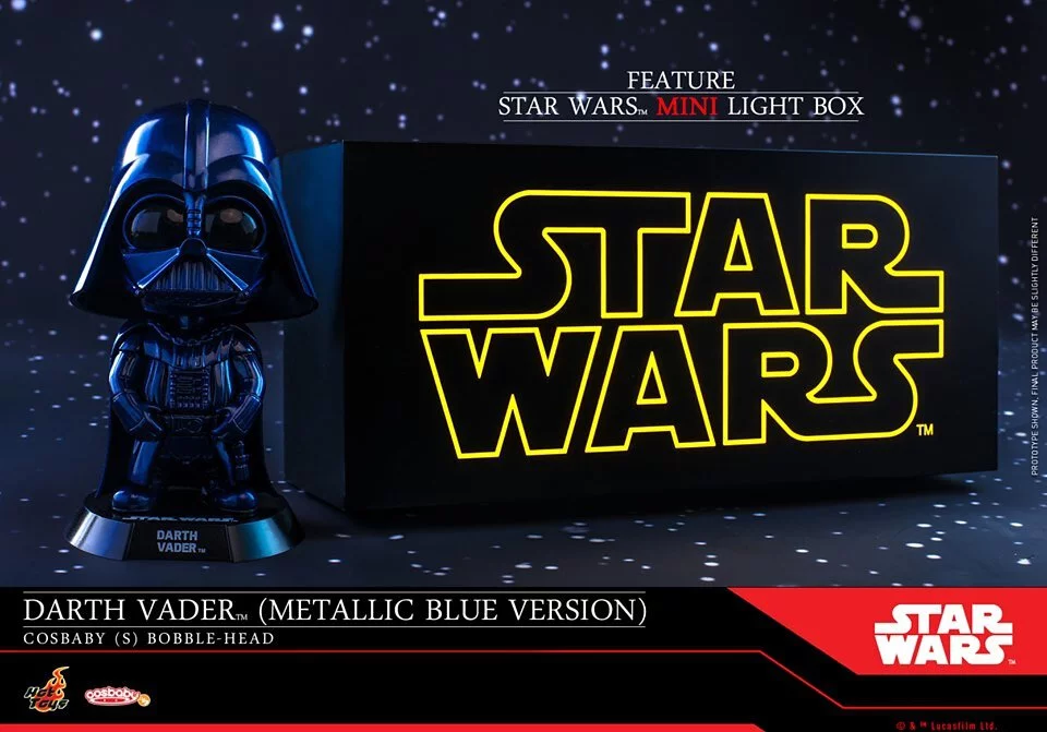 Darth Vader Metallic Blue (With Mini Lightbox)