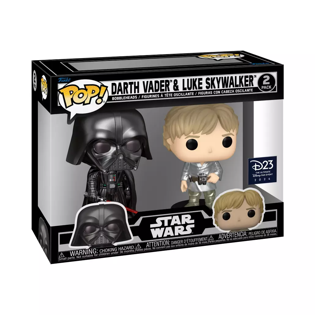 Darth Vader & Luke Skywalker (Metallic)