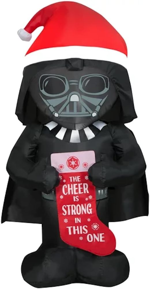 Darth Vader (Stocking) - Star Wars Gemmy Airblown Inflatable Yard Figures 