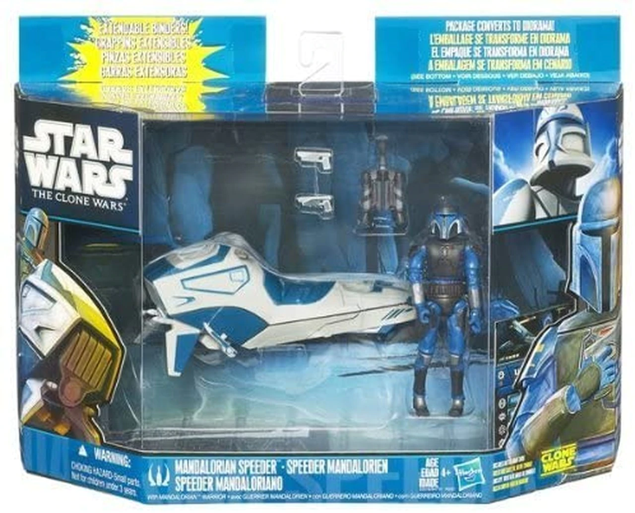 Mandalorian Speeder with Mandalorian Warrior