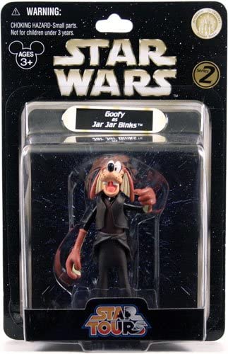 Goofy as Jar Jar Binks
