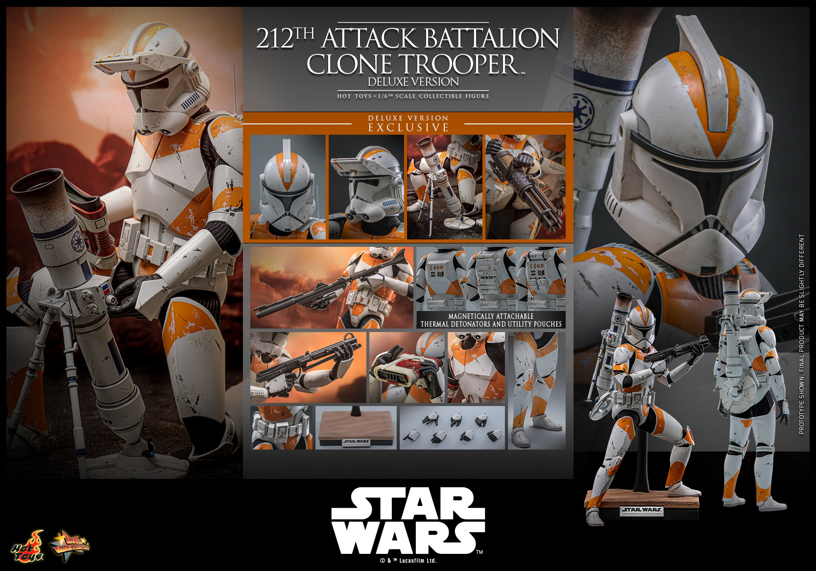 212th Battalion Attack Clone Trooper (Deluxe Version)