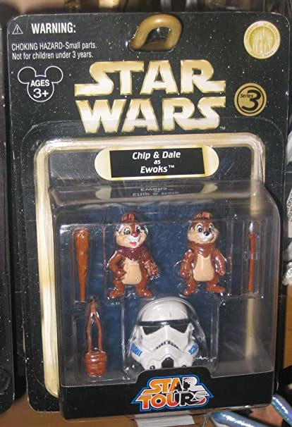 Chip and Dale as Ewoks