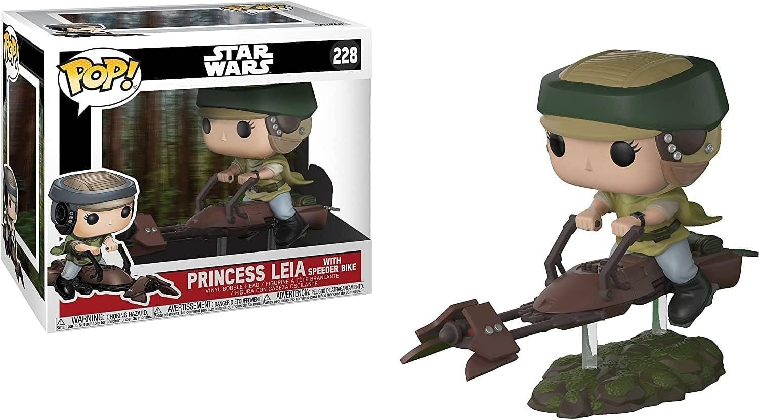 Princess Leia with Speeder Bike