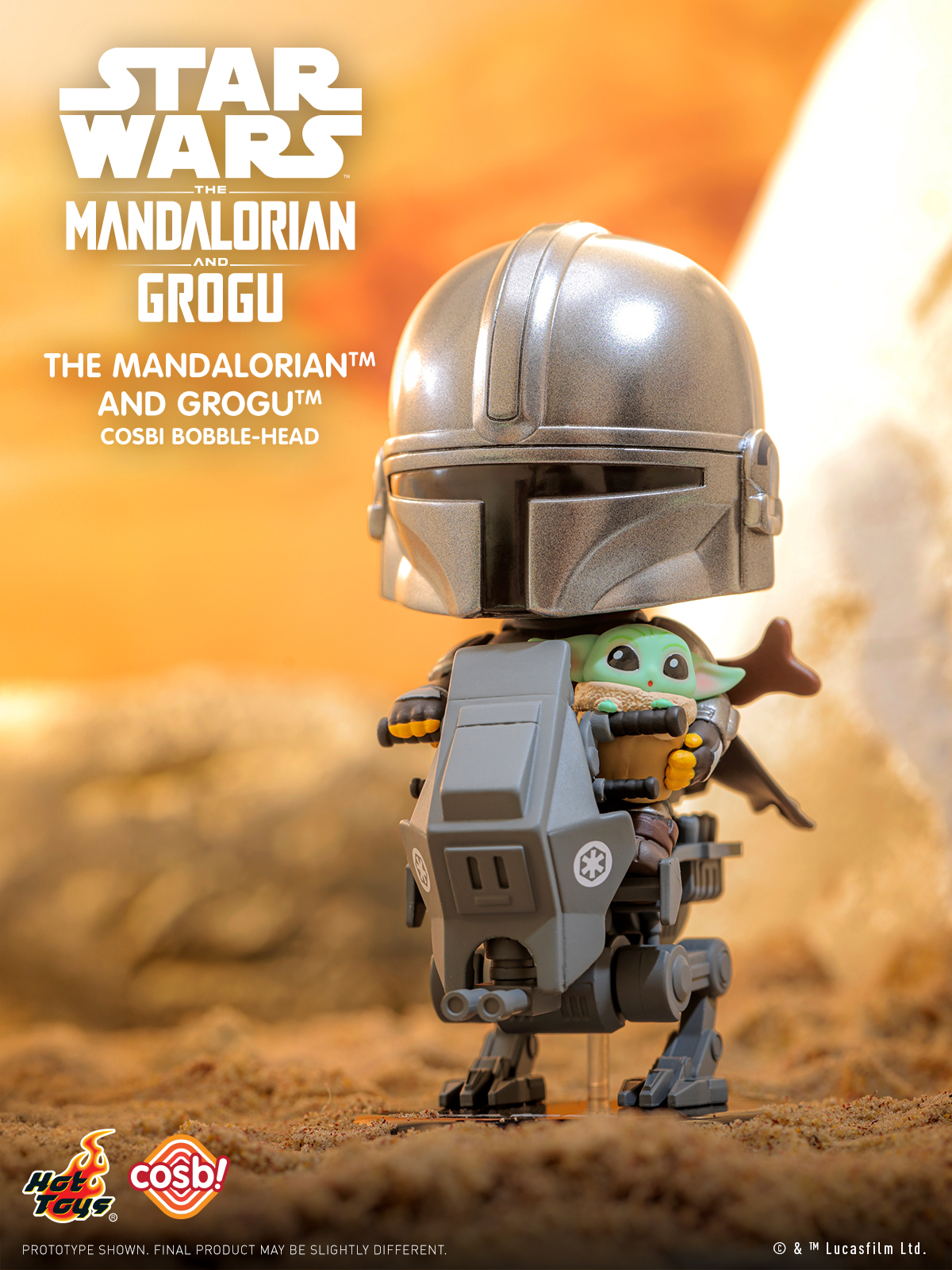 The Mandalorian and Grogu on AT-RT | The Mandalorian and Grogu