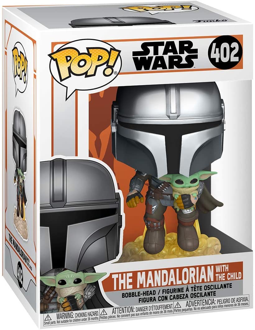 The Mandalorian with The Child (Flying)