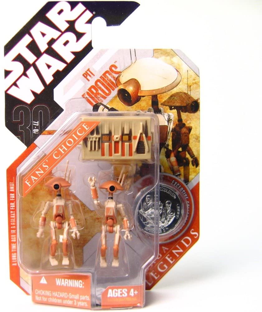 Pit Droids (orange, sitting)