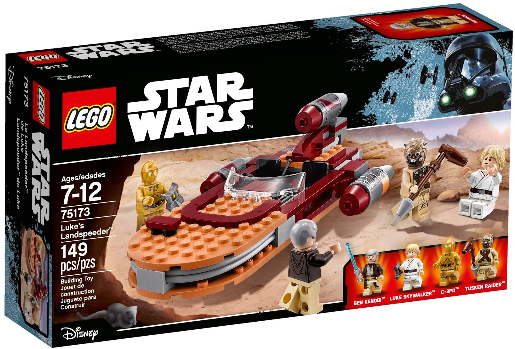Luke's Landspeeder - Lego Star Wars (2017) Basic Sets 75173