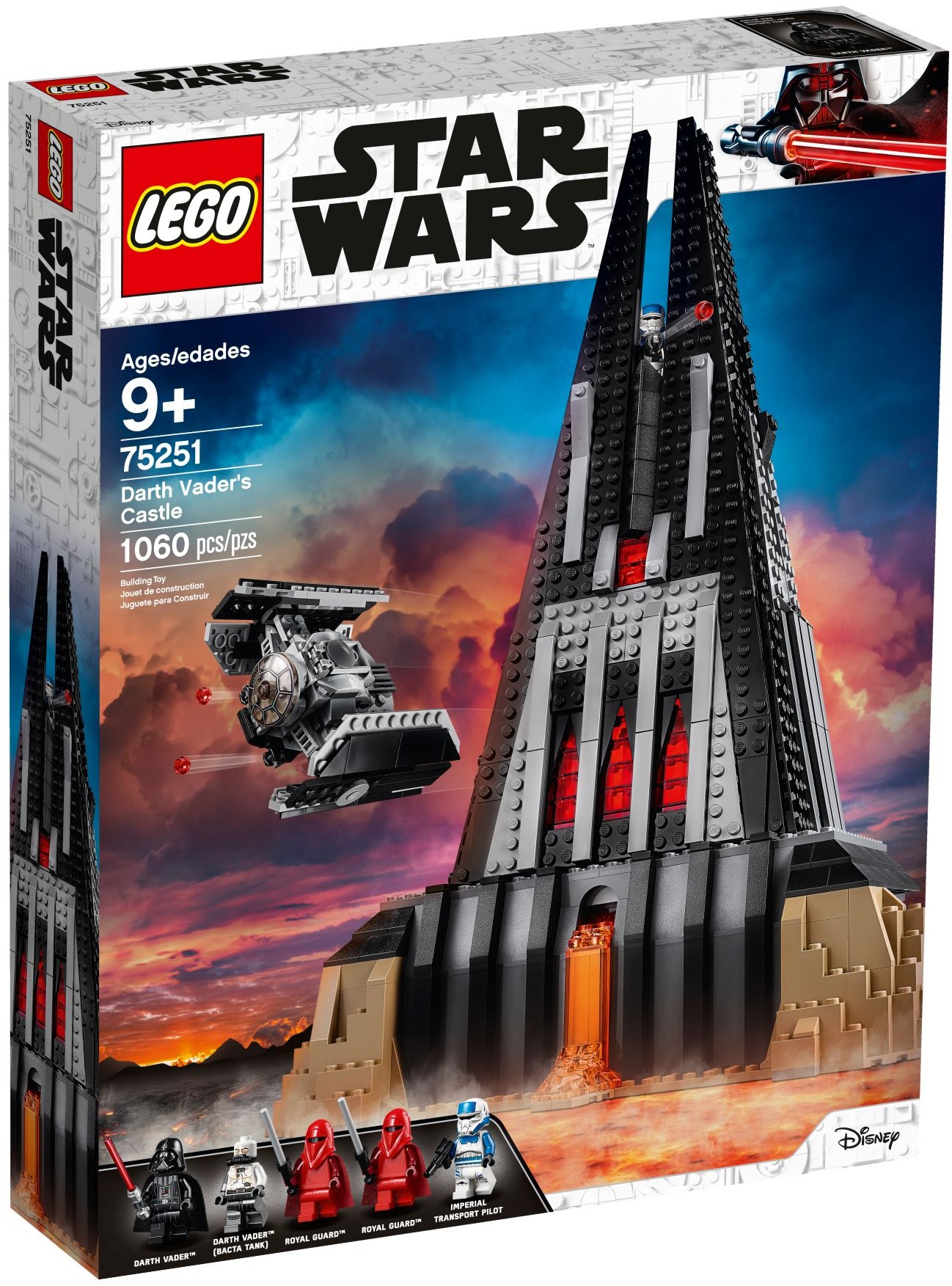 Darth Vader (Bacta Tank) Darth Vader's Castle Lego Star Wars (2018