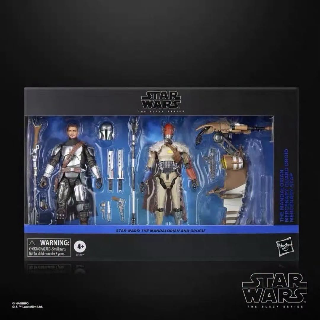 The Mandalorian, Mercenary Guard Droid, and STAP