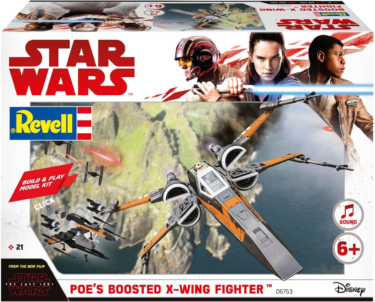 Poe's Boosted X-Wing Fighter