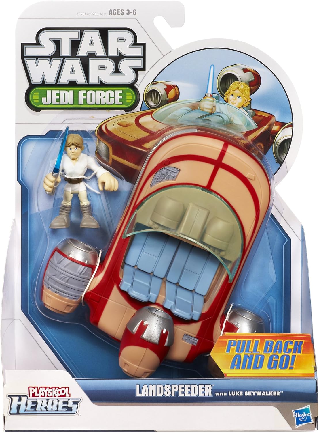 Landspeeder with Luke Skywalker