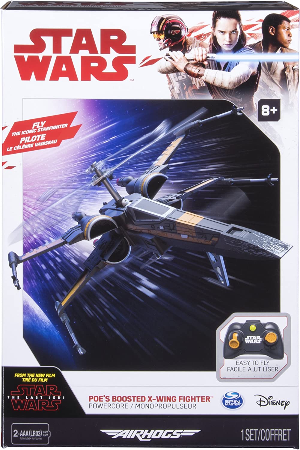 Poe's Boosted X-Wing Fighter