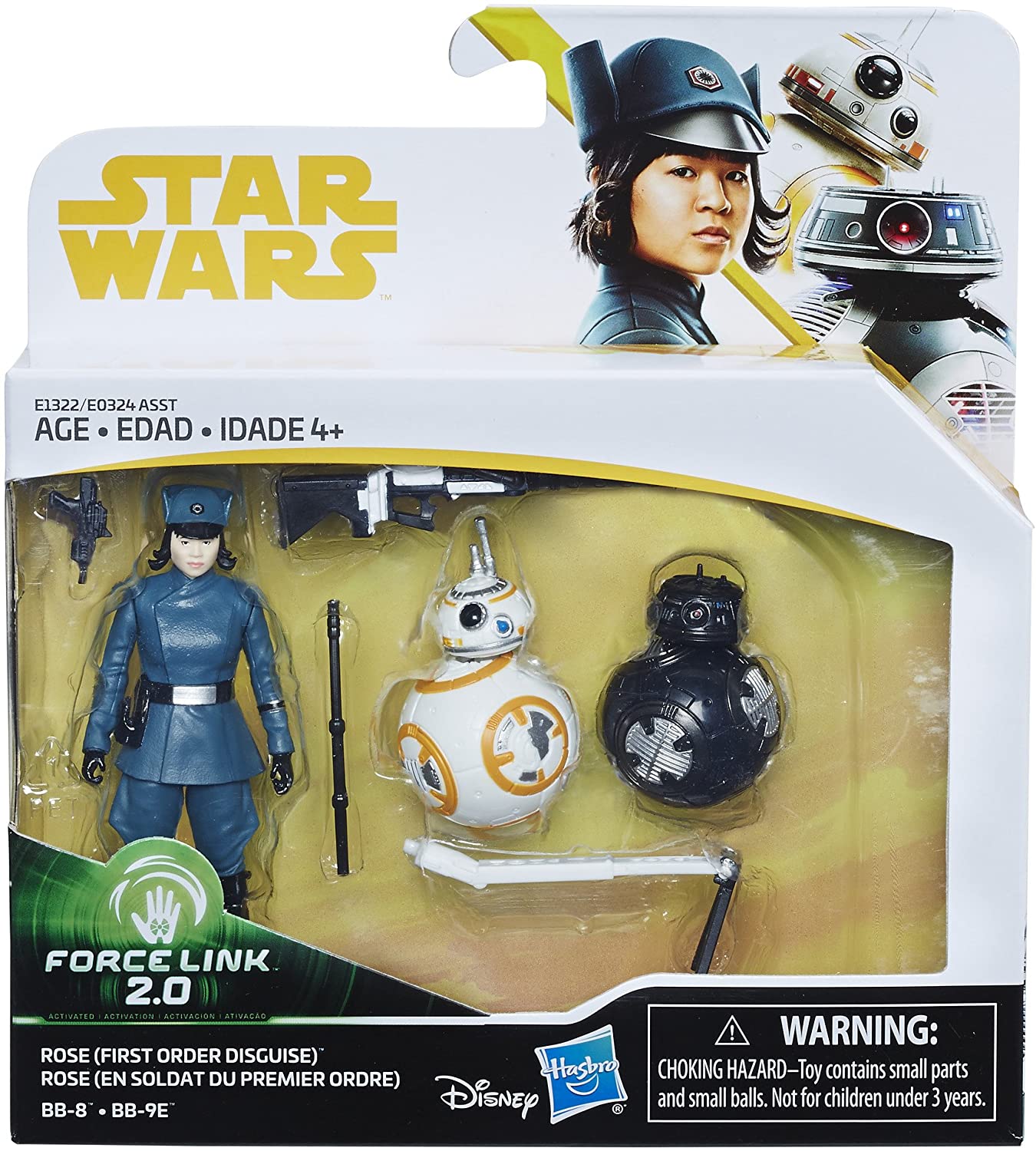 Rose, BB-8, and BB-9E