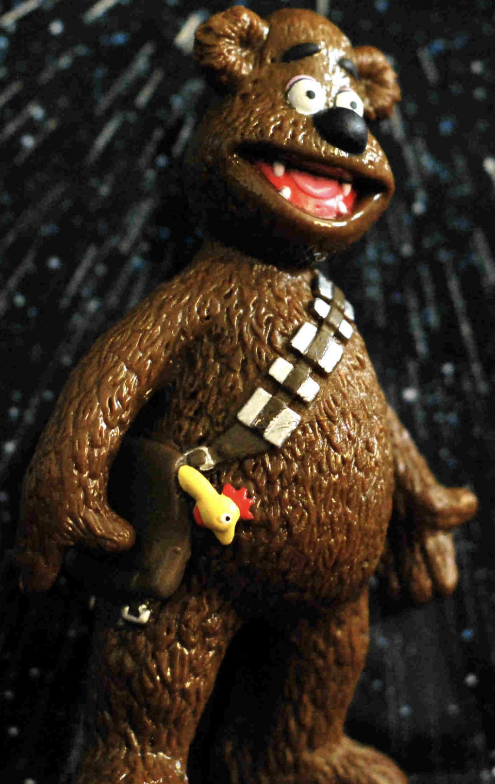 Fozzie as Chewbacca | Star Wars: The Muppets Collectible Figures