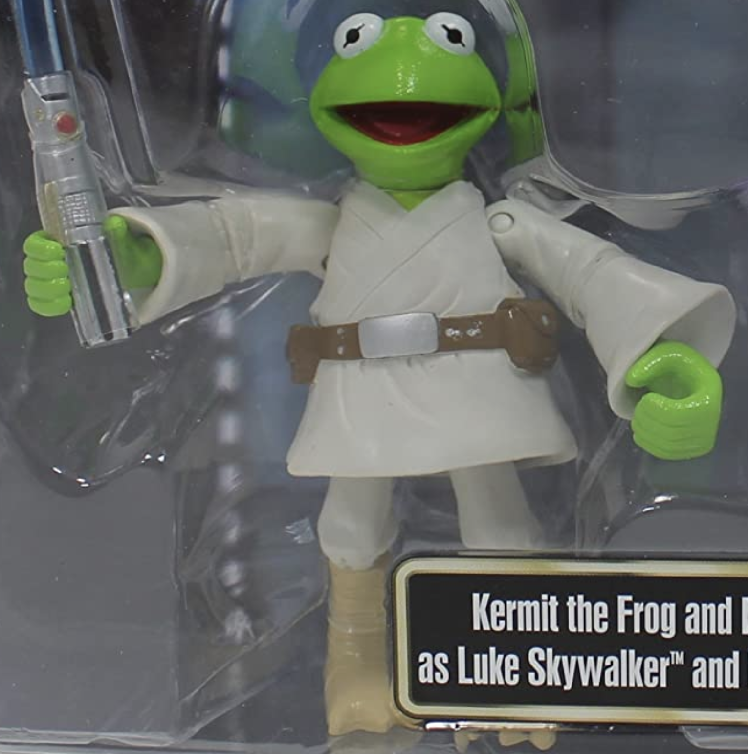 Kermit the Frog as Luke Skywalker | Kermit the Frog and Miss Piggy as Luke Skywalker and Princess Leia