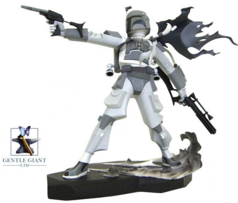 Boba Fett (Black and White) Gentle Giant (Statues) Animated Maquettes