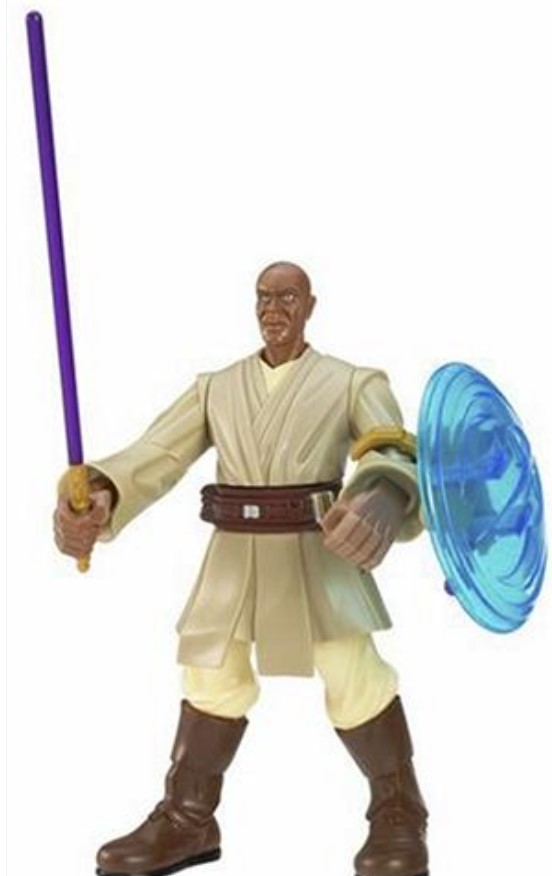 Mace Windu (Firing Jedi Gauntlet) Revenge of the Sith Force Battlers