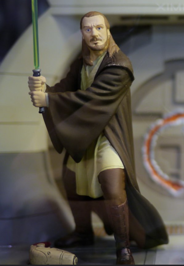 QuiGon and ObiWan Star Wars Applause (Episode I Series) Lighted