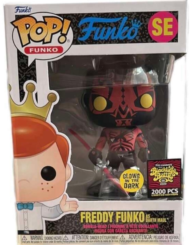 Freddy Funko as Darth Maul (GITD)