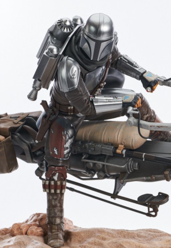 Din Djarin | The Mandalorian Din Djarin on Speeder Bike