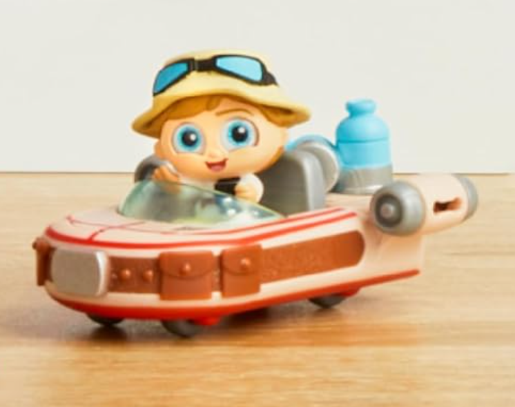 Luke Skywalker with Landspeeder | Galactic Cruisers Series 1