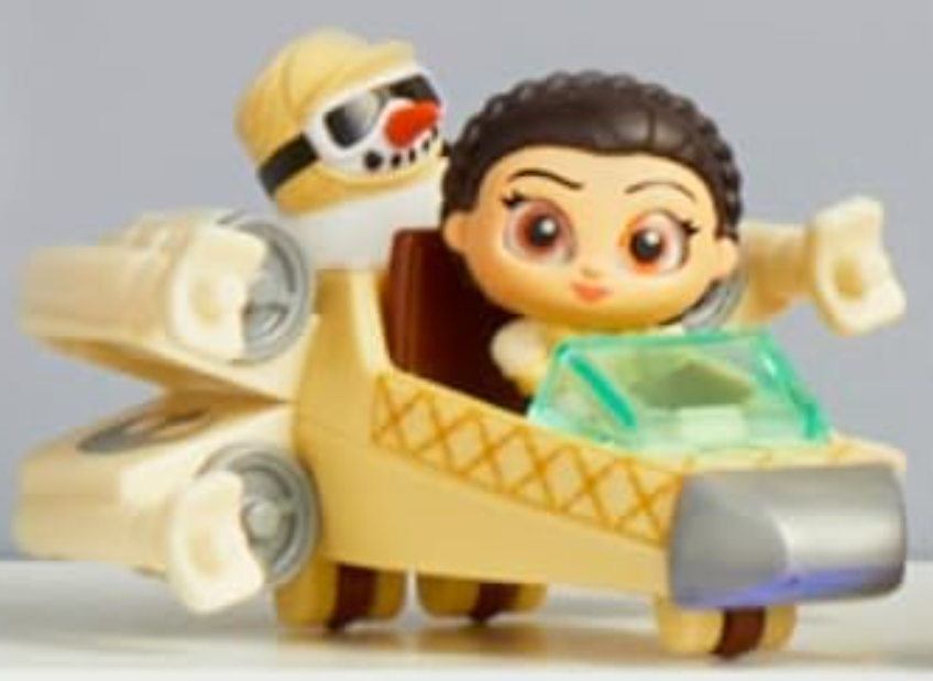 Princess Leia with Starfighter | Galactic Cruisers Series 1