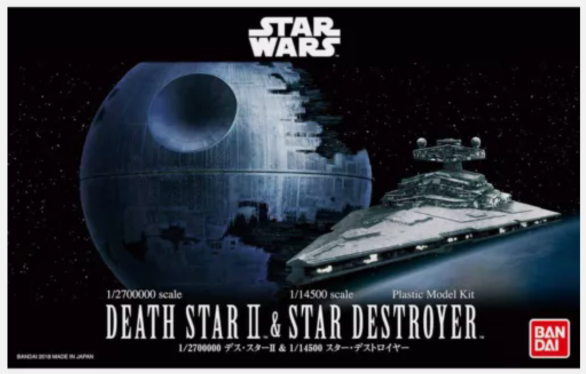 Death Star II and Star Destroyer