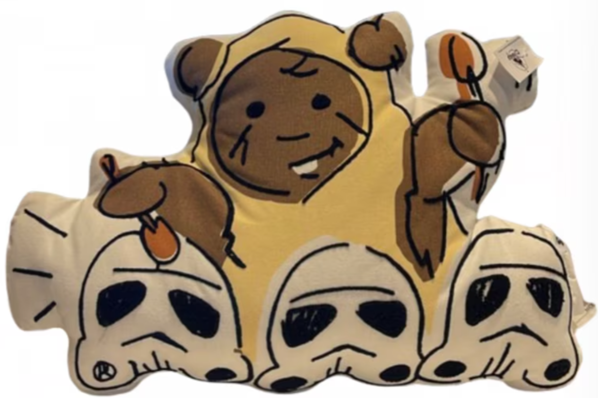 Ewok with Stormtrooper Trio