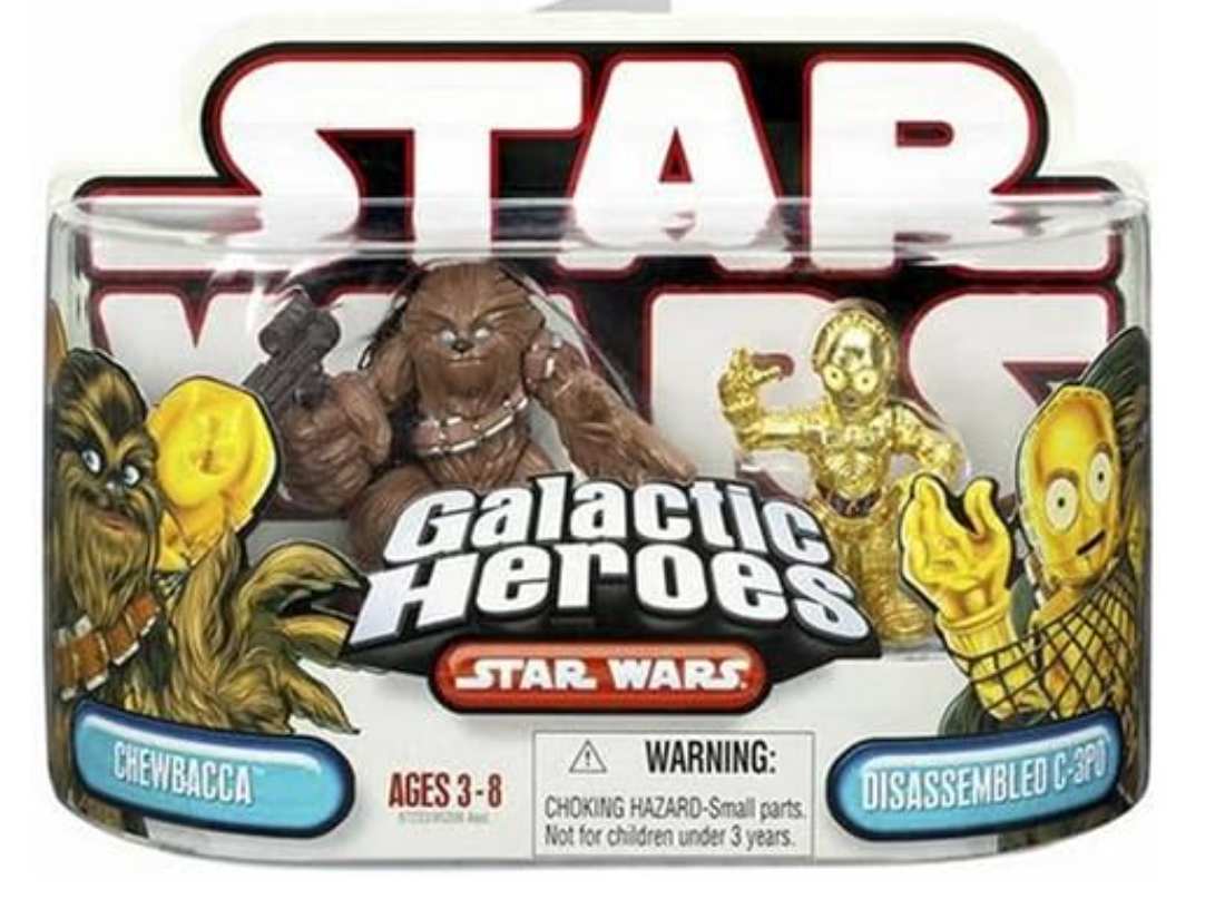 Chewbacca & Disassembled C-3PO