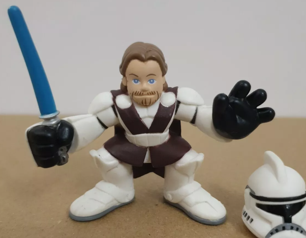 Action Figures Star Wars Galactic Heroes – Confezione Da 2 Con Obi-Wan Kenobi E Dart Fener, Altezza 6,3 Cm, Per Bambini Dai 3 Anni