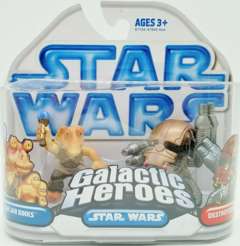 Destroyer Droid & Jar Jar Binks