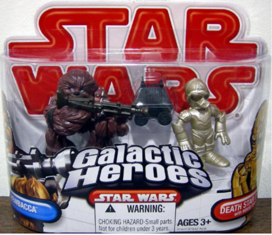 Chewbacca, Mouse Droid, & Death Star Droid