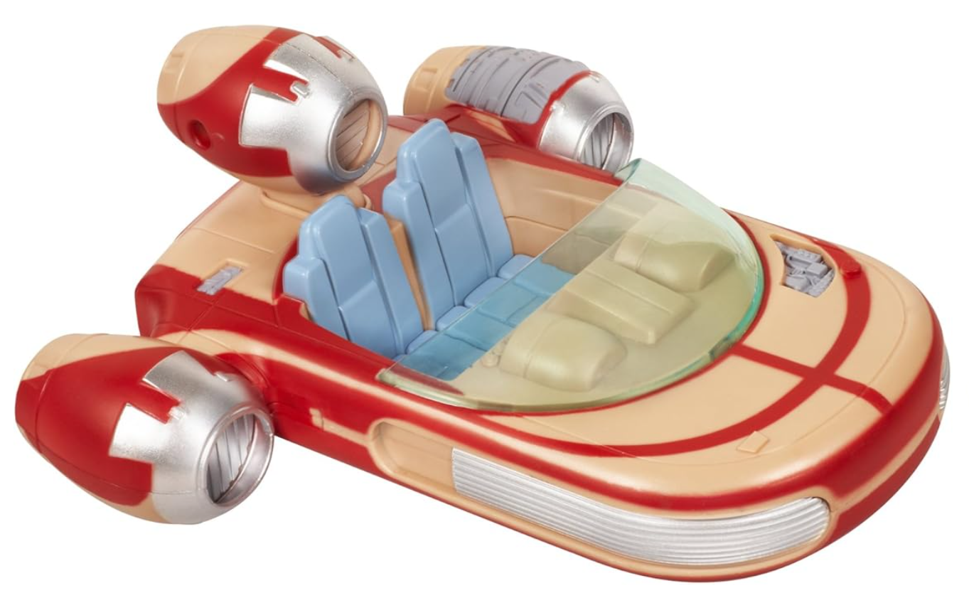 Landspeeder with Luke Skywalker