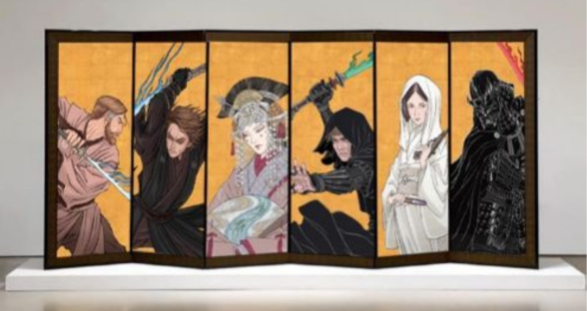 Celebration Badge Art Byobu