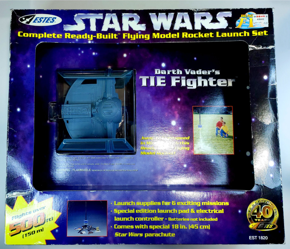darth vader flying tie fighter
