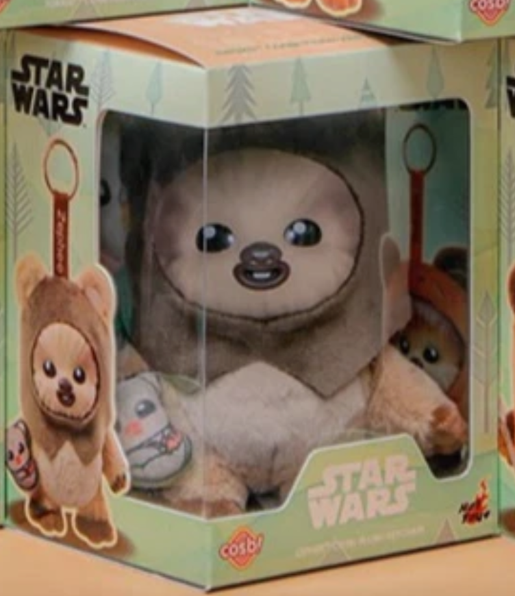 ★Cosbi STAR WARS EWORKS ZEPHEE KEYCHAIN Hot Toy Cosbi - Star Wars Ewok™ Cosbi Plush Keychain x