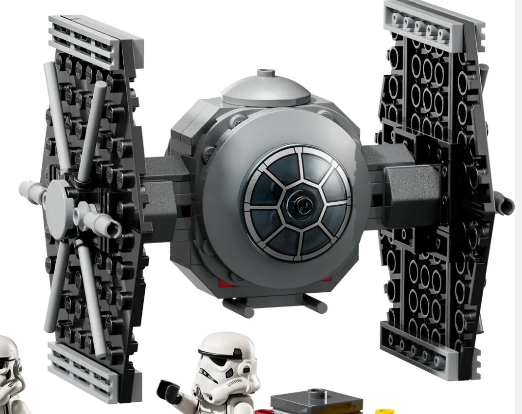 TIE Fighter with Imperial Hangar Rack