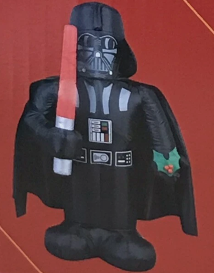 Darth Vader (Holly) - Star Wars Gemmy Airblown Inflatable Yard Figures 