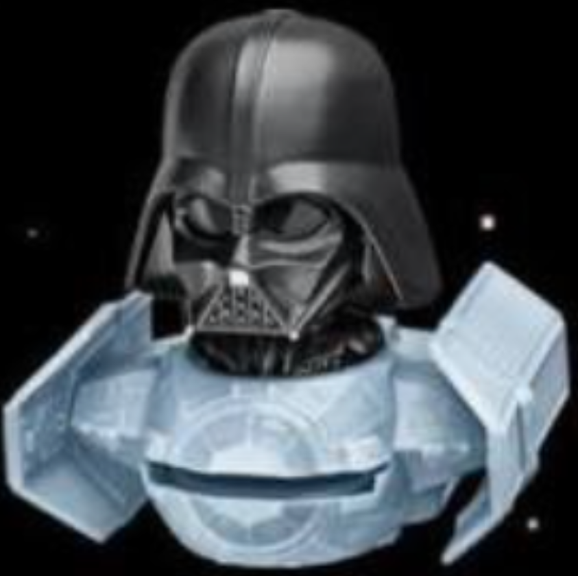 Darth Vader and TIE Fighter