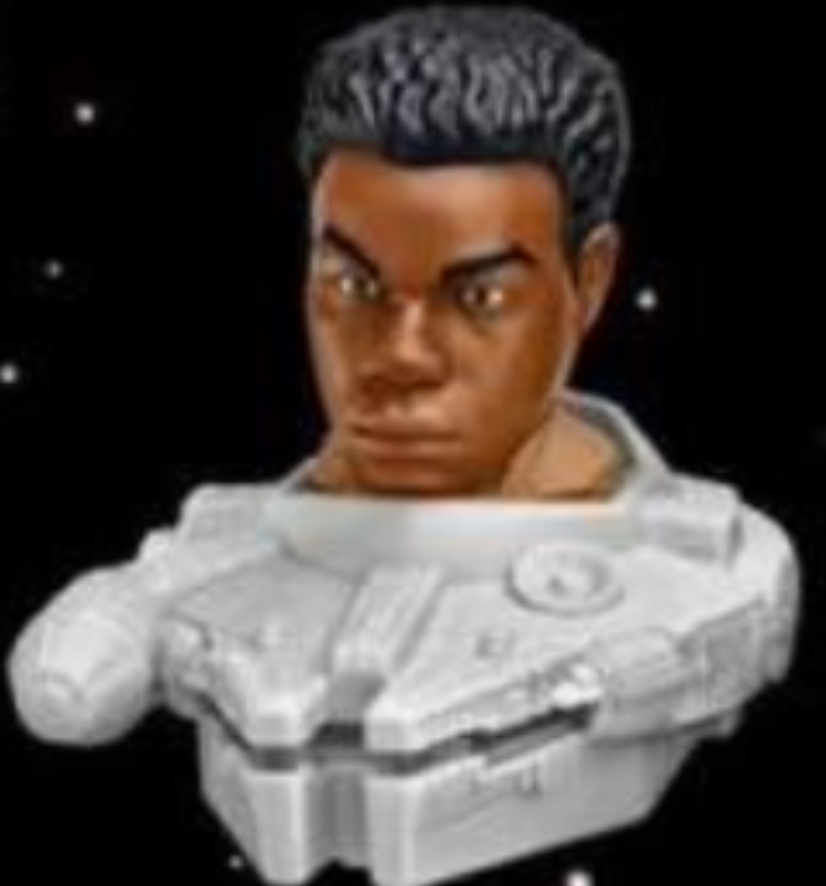 Finn and Millennium Falcon