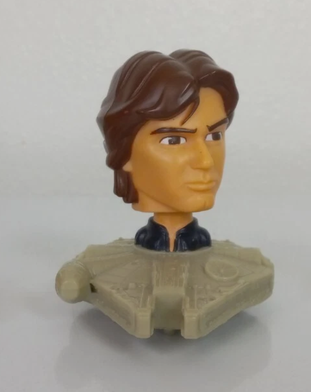 Han Solo with Millennium Falcon