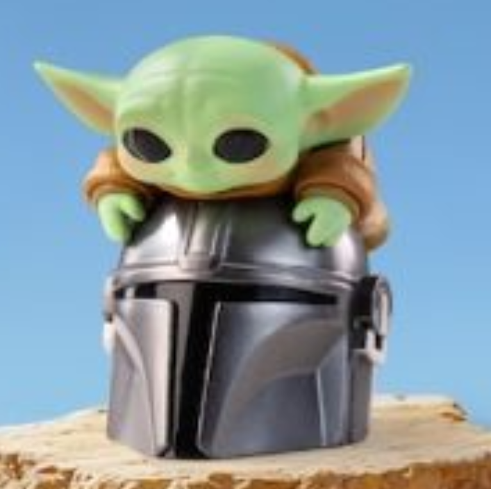 Grogu with Helmet | Tiny but Mighty