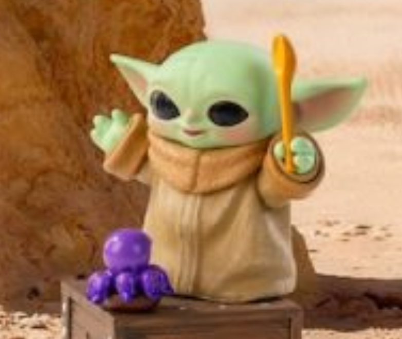 Grogu on Cabinet | Tiny but Mighty